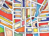 Columbia Heights Art Map Greeting Card