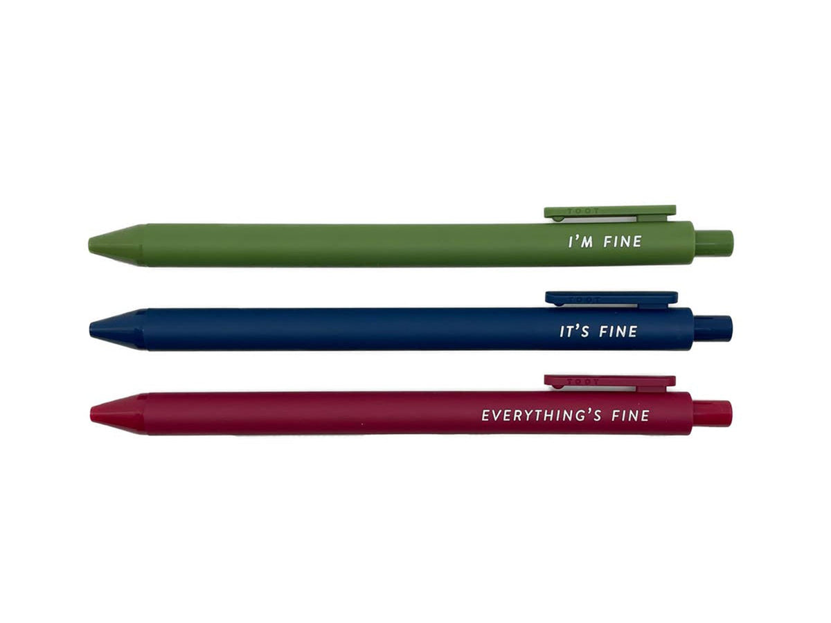 Everything's Fine Pen Set