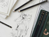 Faber Castell Pitt Graphite Matte Pencils, Set of 6