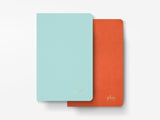 Moleskine Volant Journals Coral Orange / Aquamarine Blue